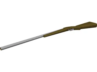 Ruger Shotgun Model KRL1127BRE 3D Model preview