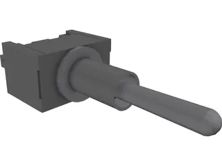 Toggle Switch 3D Model preview