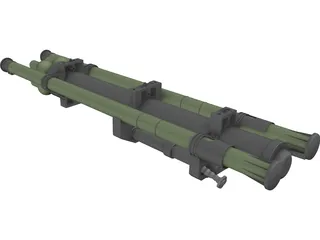 Strelets Missile Launcher 3D Model preview