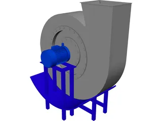 Pump 3D Model preview