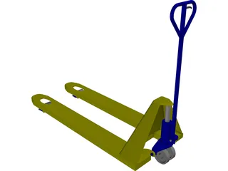Pallet Truck 3D Model preview