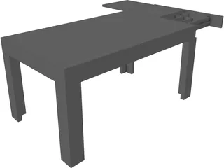 Table 3D Model preview