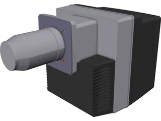 Weishaupt Brenner WL40 Gas 3D Model preview