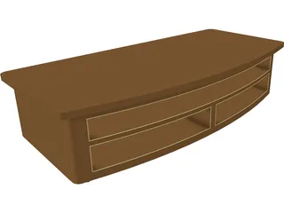Video Rack 3D Model preview