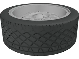Tire 3D Model preview