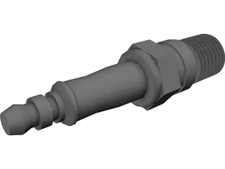 Spark Plug 3D Model preview