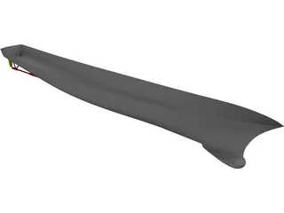 DTMB 5415 Model Naval Combatant 3D Model preview