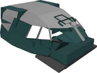 Antonov An-225 Mriya Cockpit 3D Model preview