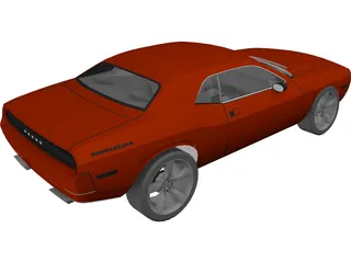 Dodge Challenger (2009) 3D Model preview