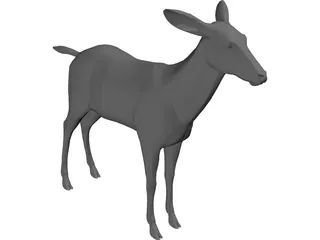 Deer 3D Model preview