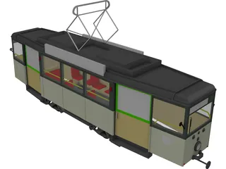 TRAM 1945 3D Model preview