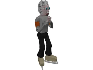 Ice Hockey Referee 3D Model preview
