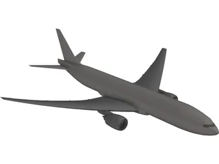 Boeing 777 3D Model preview