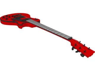 Gibson Les Paul Guitar 3D Model preview