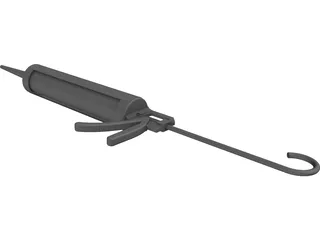 Silicon Spritze 3D Model preview