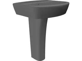 Sink Bathroom 3D Model preview