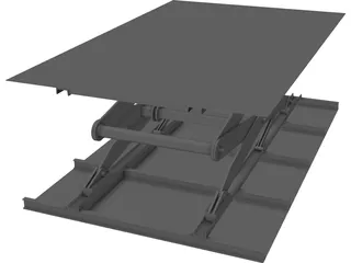 Lift Table 3D Model preview