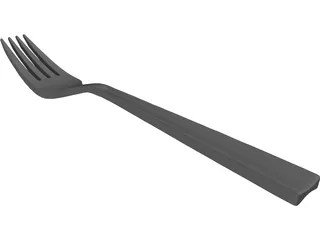Fork 3D Model preview
