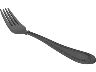 Fork 3D Model preview