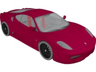 Ferrari F430 3D Model preview