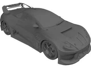 Cyborx Concept 3D Model preview