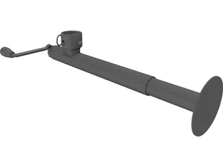 Trailer Jack 3D Model preview