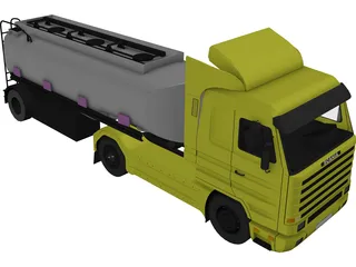 Scania Griffin 3D Model preview