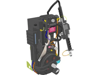 Ghost busters proton pack 3D Model preview