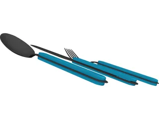 Cutlery 3D Model preview