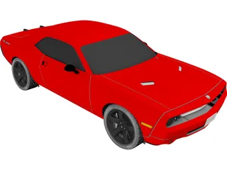 Dodge Challenger RT 3D Model preview