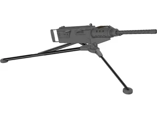 Browning 50 cal 3D Model preview