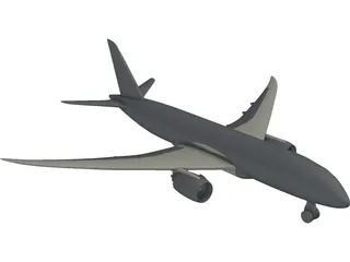 Boeing 787 3D Model preview