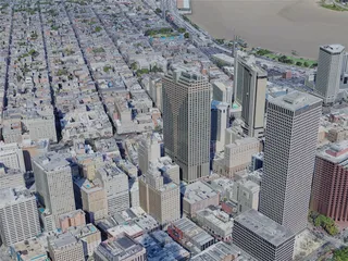 New Orleans City, USA (2023) 3D Model preview