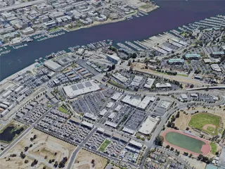 Oakland City, USA (2022) 3D Model preview