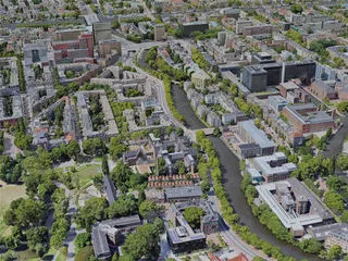 Amsterdam City, Netherlands (2022) 3D Model preview