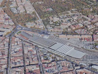 Madrid City, Spain (2022) 3D Model preview