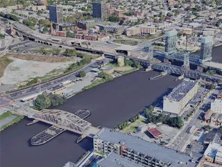 Newark City, USA (2022) 3D Model preview