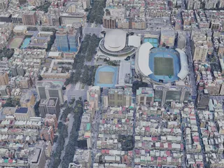 Taipei City, Taiwan (2023) 3D Model preview