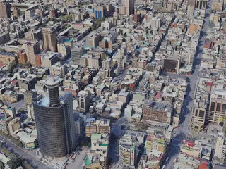 Taichung City, Taiwan (2023) 3D Model preview