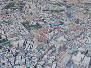 Taoyuan City, Taiwan (2023) 3D Model preview