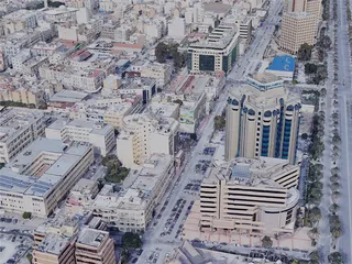 Tunis City, Tunisia (2023) 3D Model preview