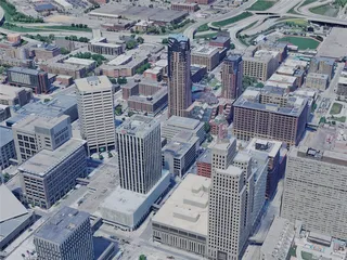 St Paul City, USA (2023) 3D Model preview