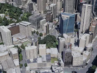 Auckland City, New Zealand (2022) 3D Model preview