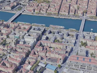 Lyon City, France (2023) 3D Model preview