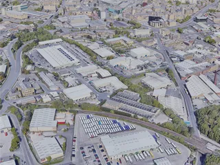 Bradford City, UK (2020) 3D Model preview