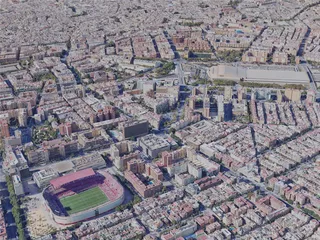 Seville City, Spain (2022) 3D Model preview