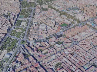 Valencia City, Spain (2022) 3D Model preview