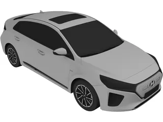 Hyundai IONIQ Facelift (2021) 3D Model preview
