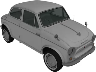 Mitsubishi Colt 500 (1960) 3D Model preview