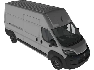 Peugeot e-Boxer L3H3 (2024) 3D Model preview